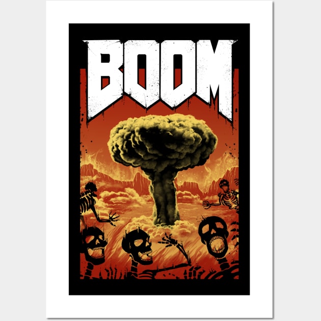 Nuclear Boom! Wall Art by Vincent Trinidad Art